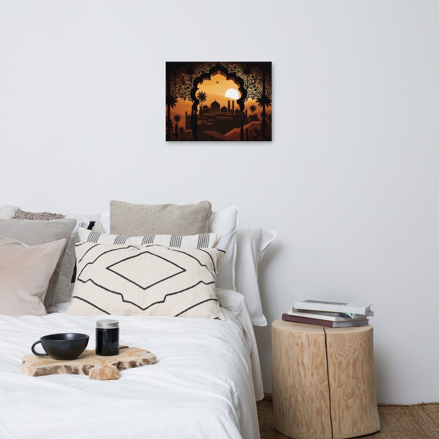 A Serene View of Alhambra Canvas