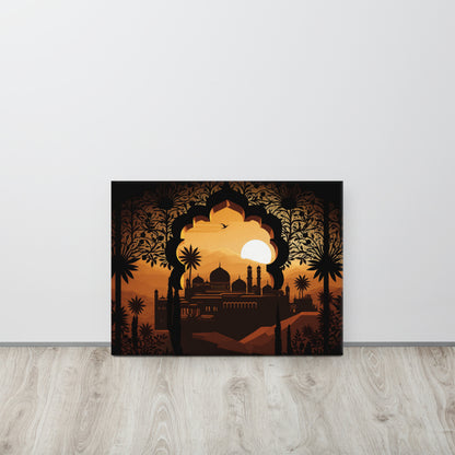 A Serene View of Alhambra Canvas